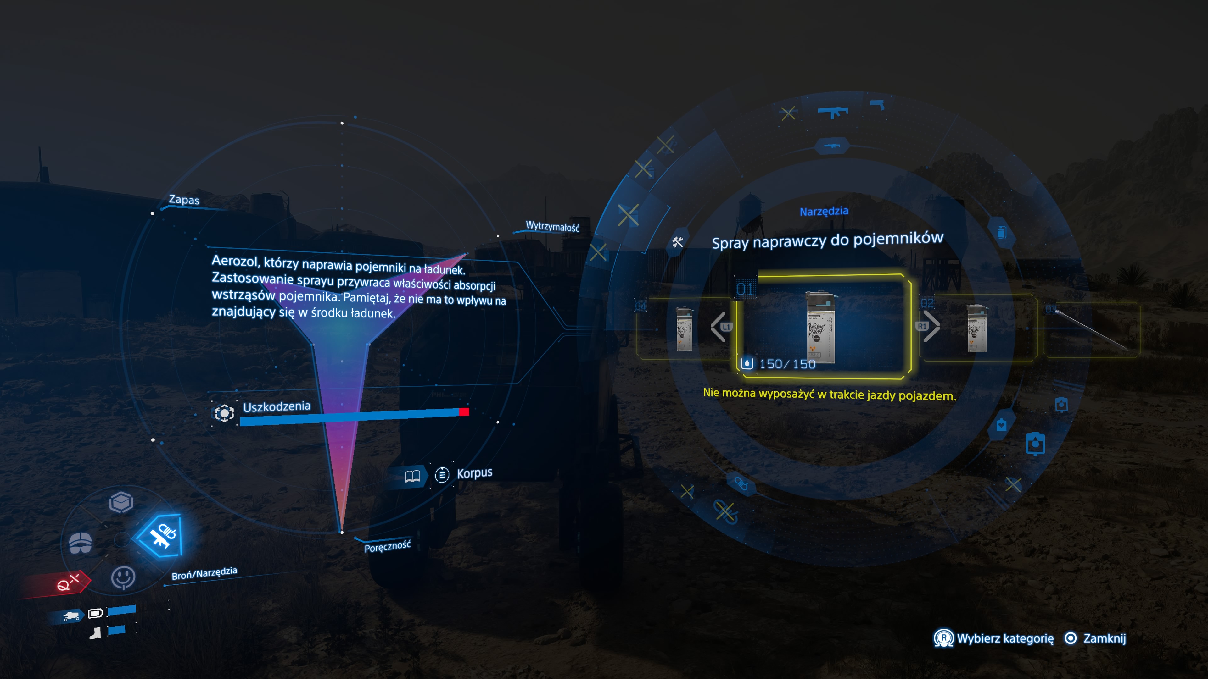 Death Stranding 2 - Zlecenie 3: zdalny terminal medyczny do Villa Libre, pierwszy pojazd