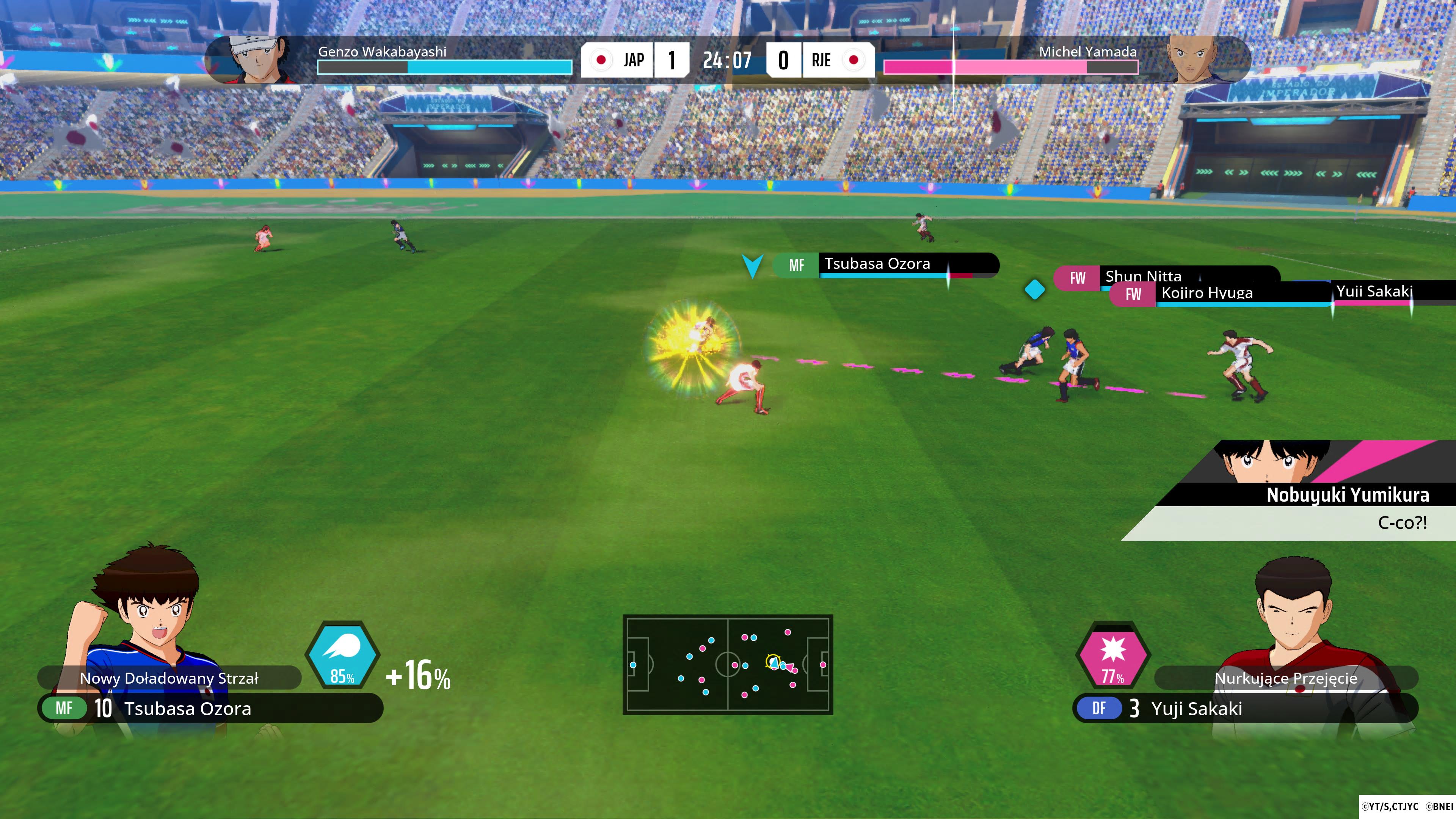 Captain Tsubasa 2: World Fighters - recenzja gry. Tsubasa w akcji
