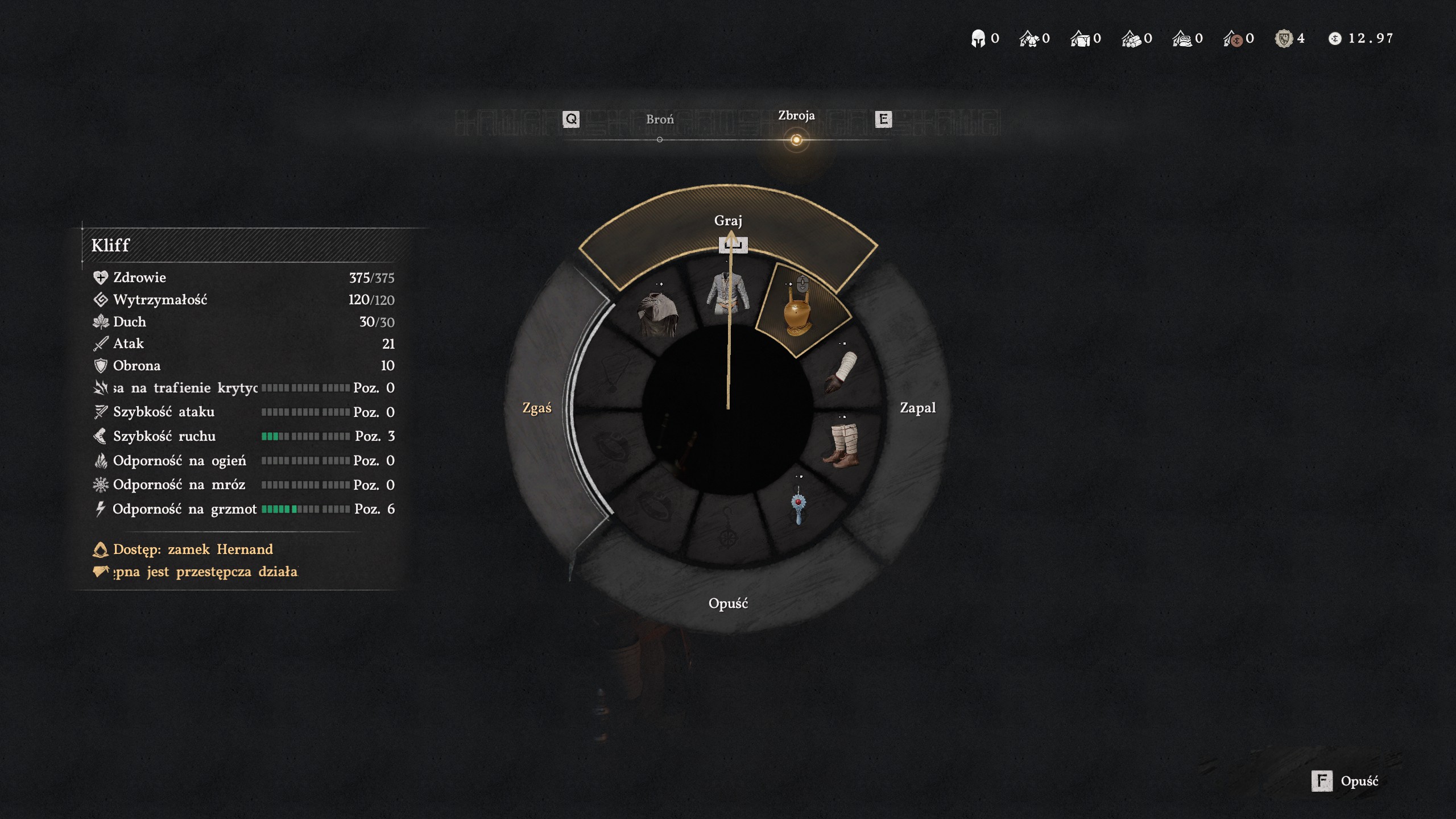 Crimson Desert - Dokąd prowadzi światło: wieża, wyzwalanie regionu, trawa, wizjon