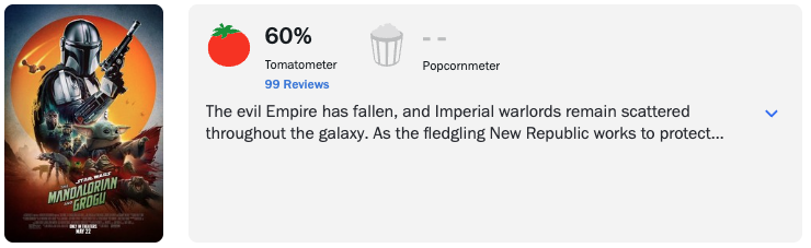 Star Wars: The Mandalorian and Grogu  Rottentomatoes