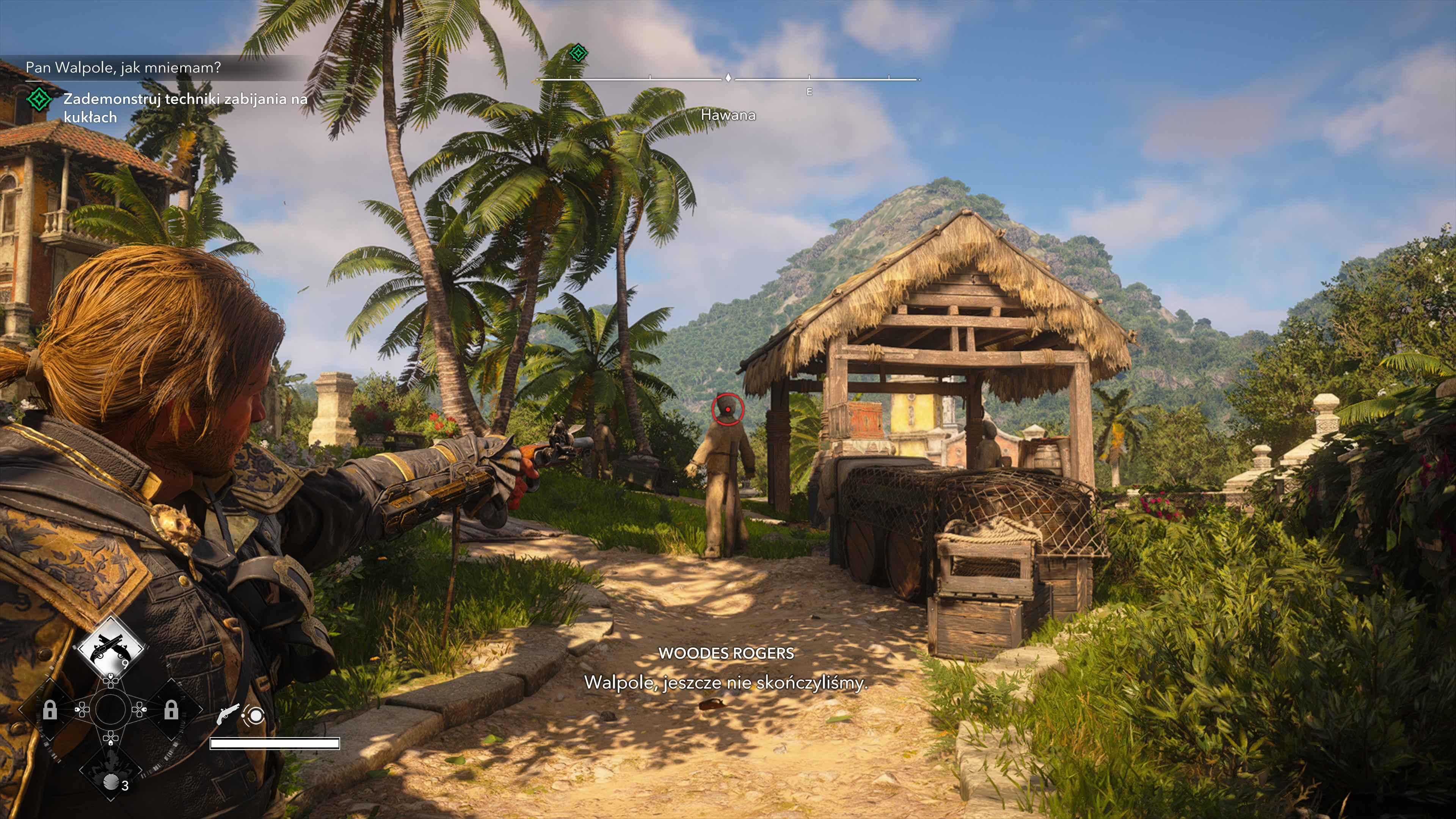Assassin's Creed Black Flag Resynced - Pan Walpole jak mniemam: gubernator, pistolet, ukryte ostrze