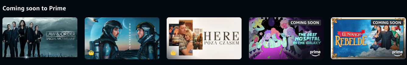 Here. Poza czasem wkrótce na Amazon Prime Video