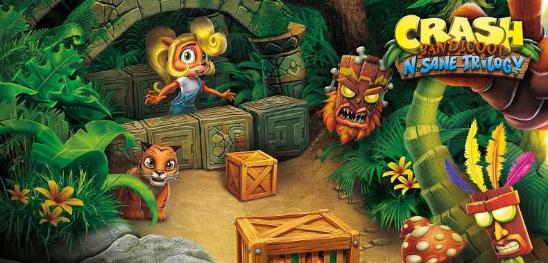 Crash Bandicoot N-Sane Trilogy. Trofea ujawniają, że w każdej części zagramy jako Coco!