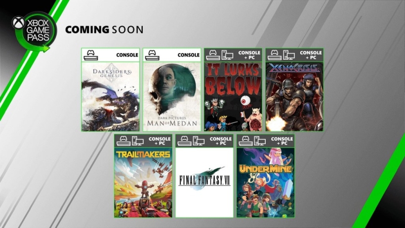 Xbox Game Pass z ciekawą ofertą w sierpniu. Man of Medan i Final Fantasy VII HD w ramach abonamentu