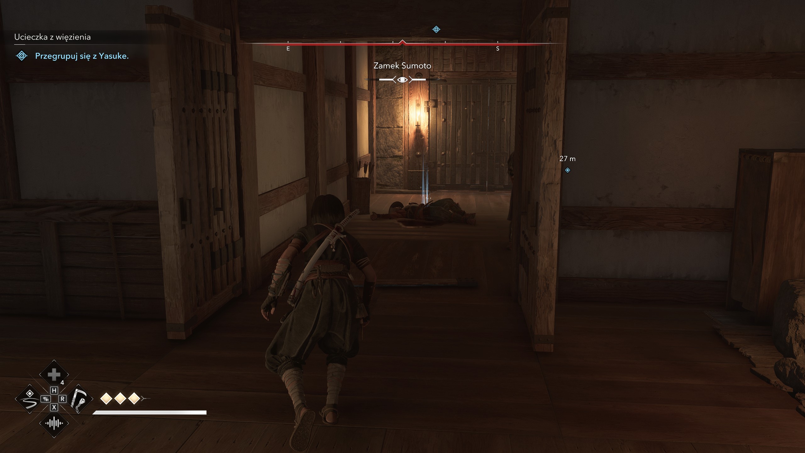Assassin's Creed Shadows - Nie jestem sama na tym świecie, Ucieczka z więzienia: ratunek, Tsuyu, bronie