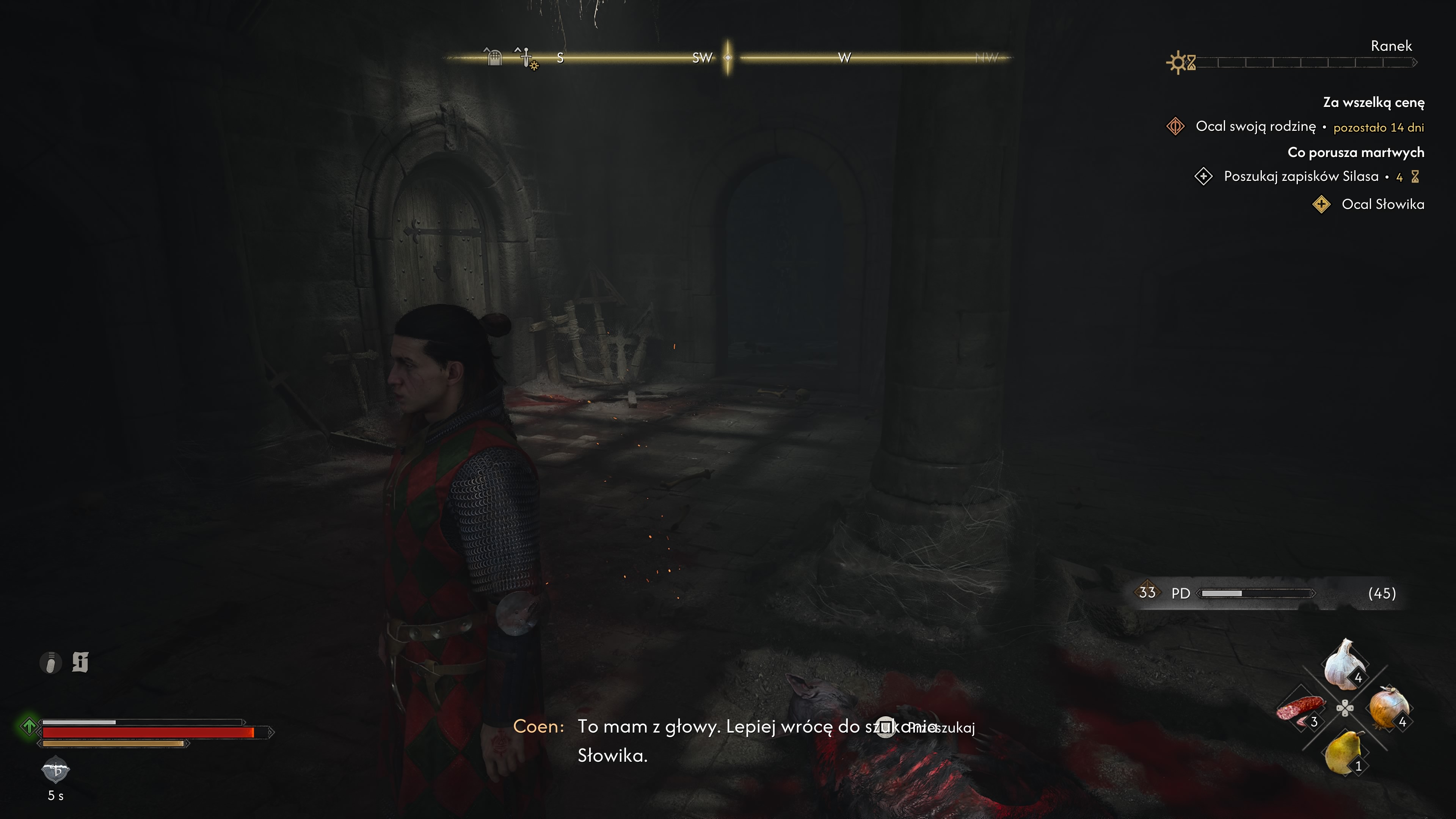The Blood of Dawnwalker - Co porusza martwych: Silas, dom szewca, ruiny, laboratorium