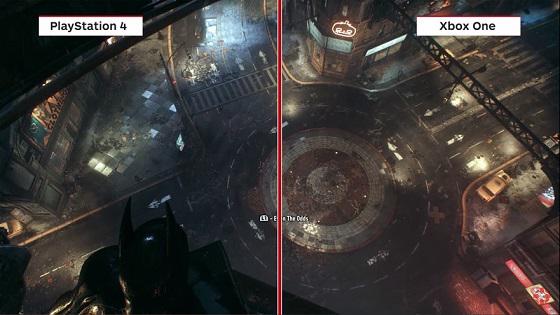 Obejrzyjcie graficzne porównanie Batman: Arkham Night na PS4 i XOne