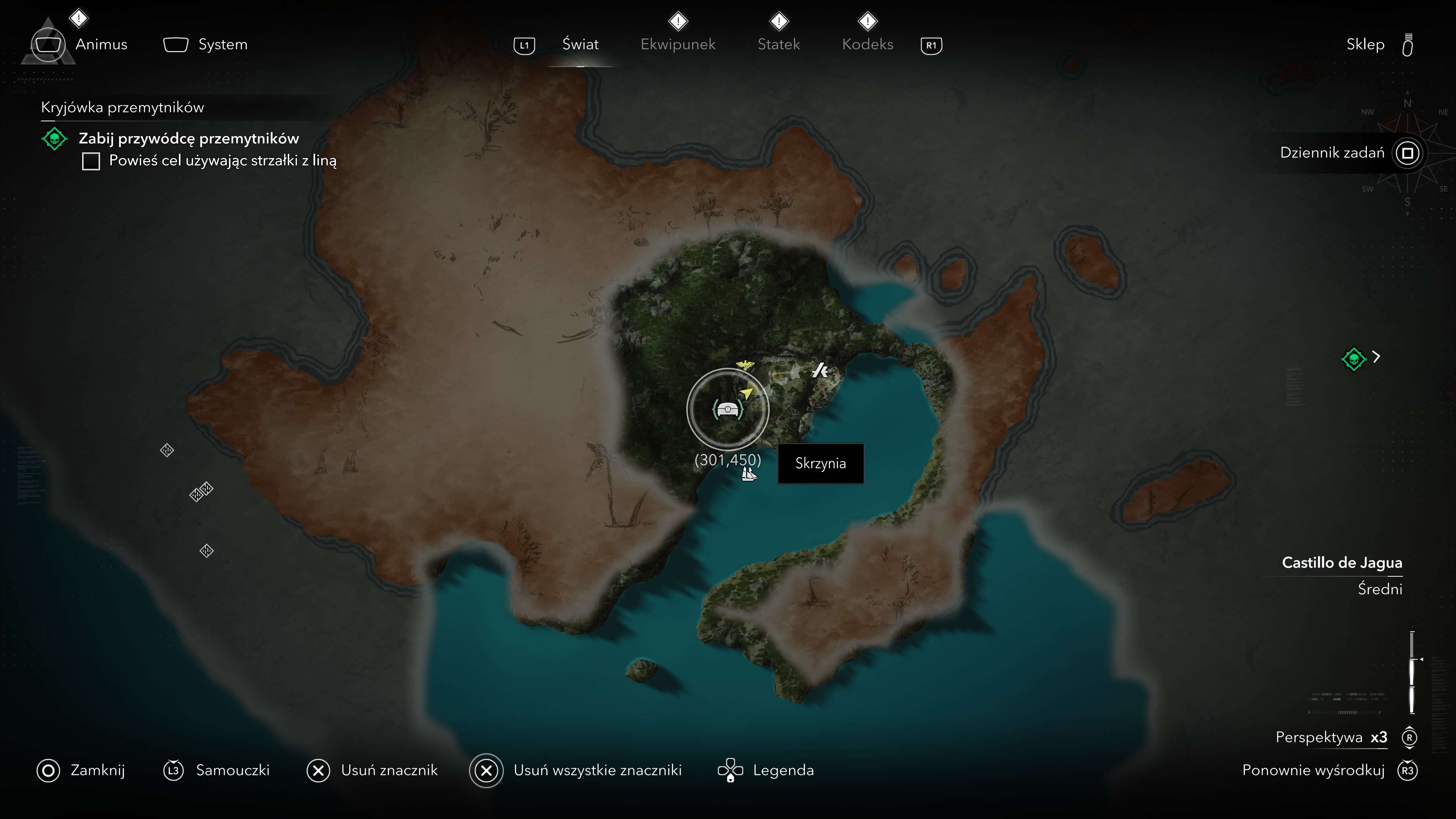 Assassin's Creed Black Flag Resynced - Skrzynie w Pinos Isle