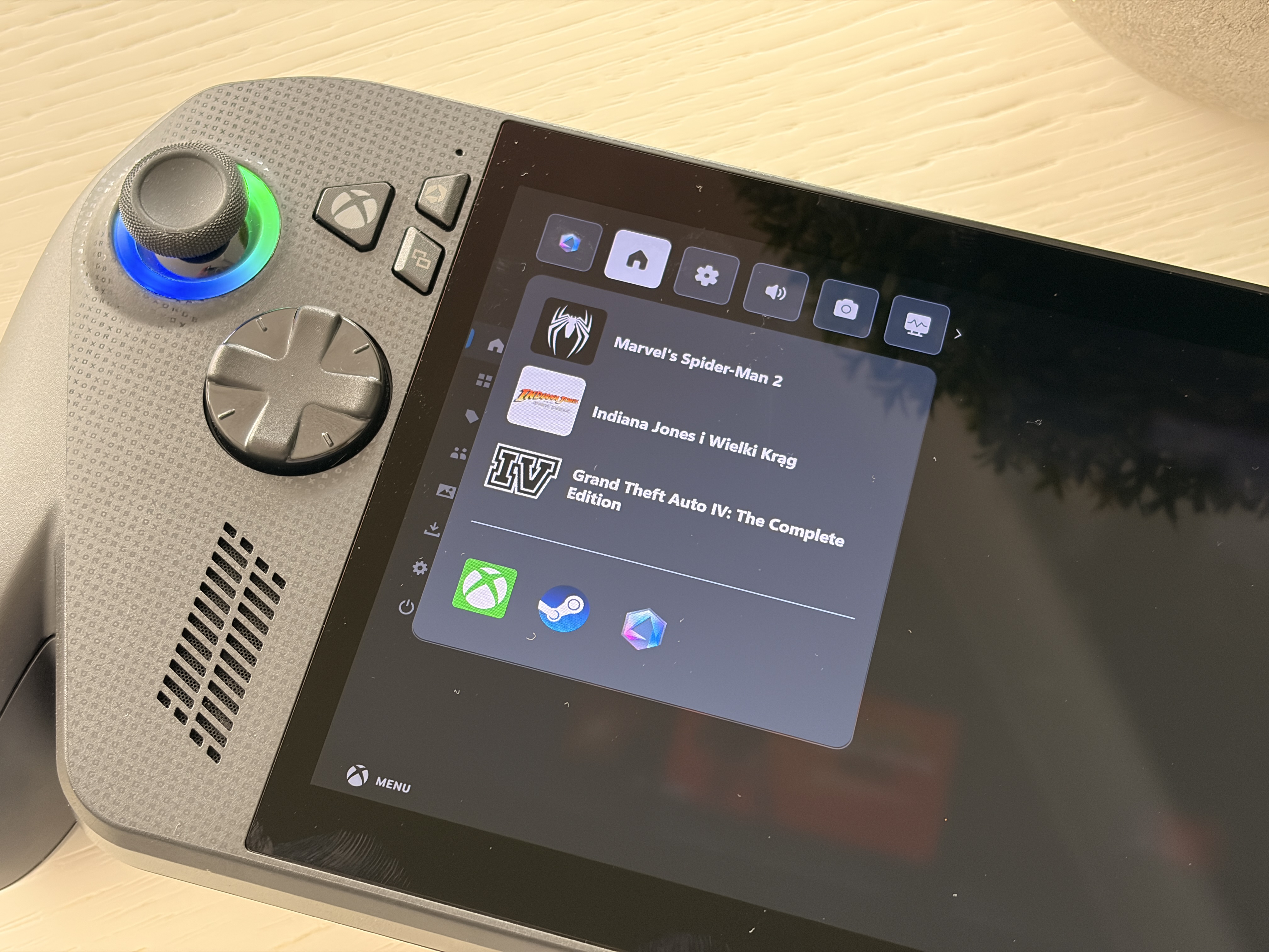 Przełączanie w aplikacji Xbox