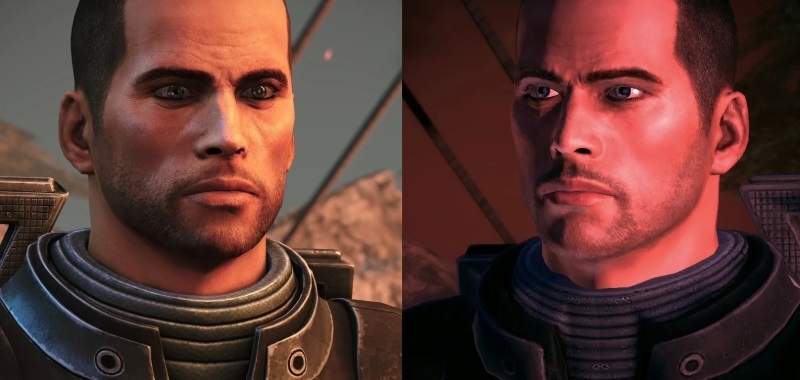 Mass Effect Legendary Edition na oficjalnych porównaniach. BioWare pokazuje Sheparda i gameplay