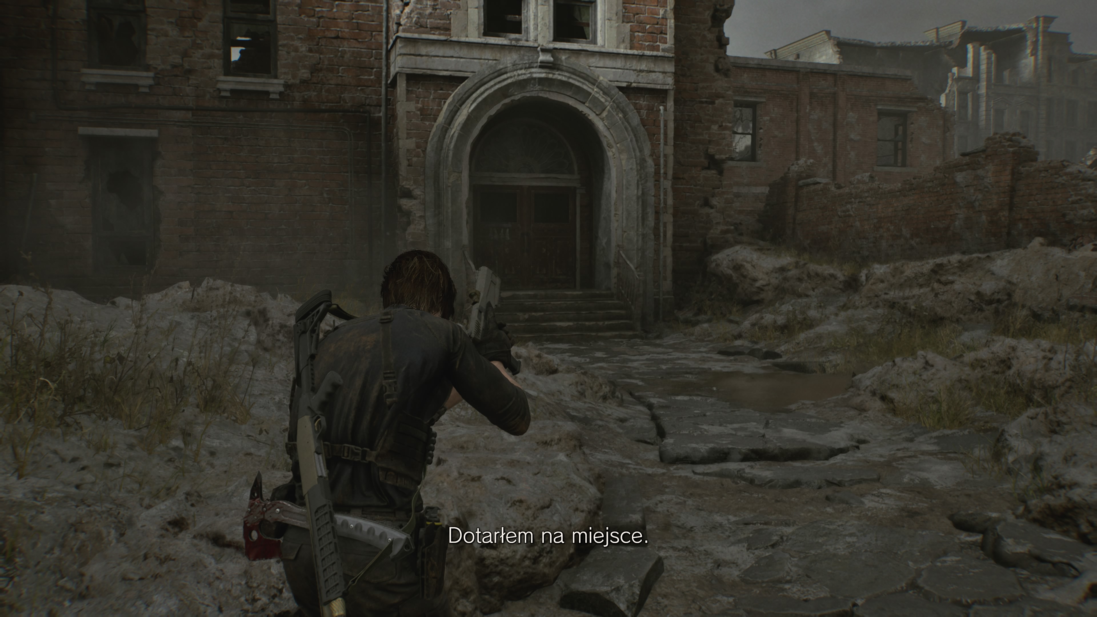 Resident Evil Requiem - Leon: Mr. X, Super tyrant, ucieczka, parking podziemny, sklep Kendo, stacja, peron