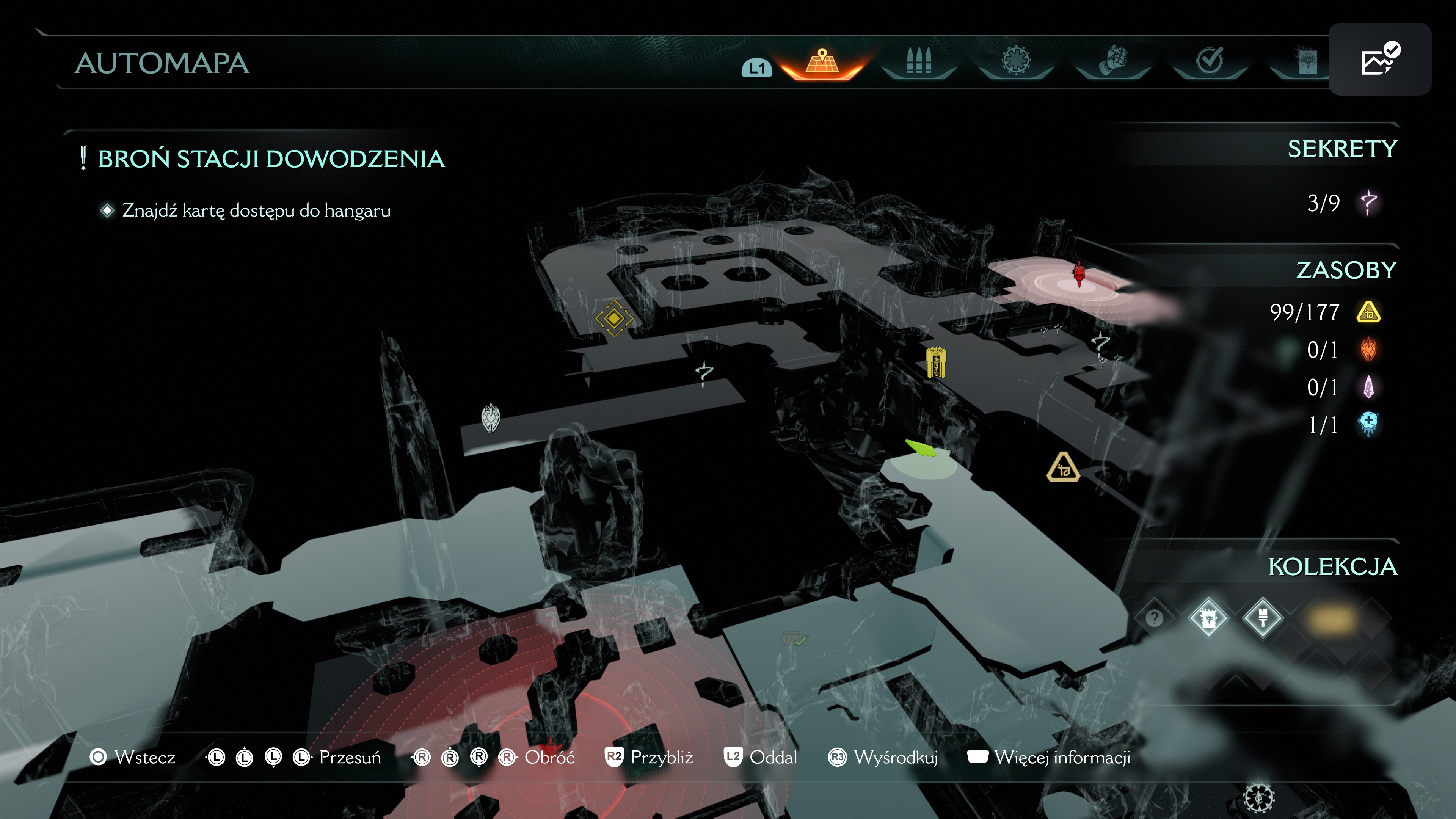 DOOM The Dark Ages - Stacja dowodzenia strażników, 12 rozdział: wszystkie sekrety, kolekcja, przedmioty do zebrania