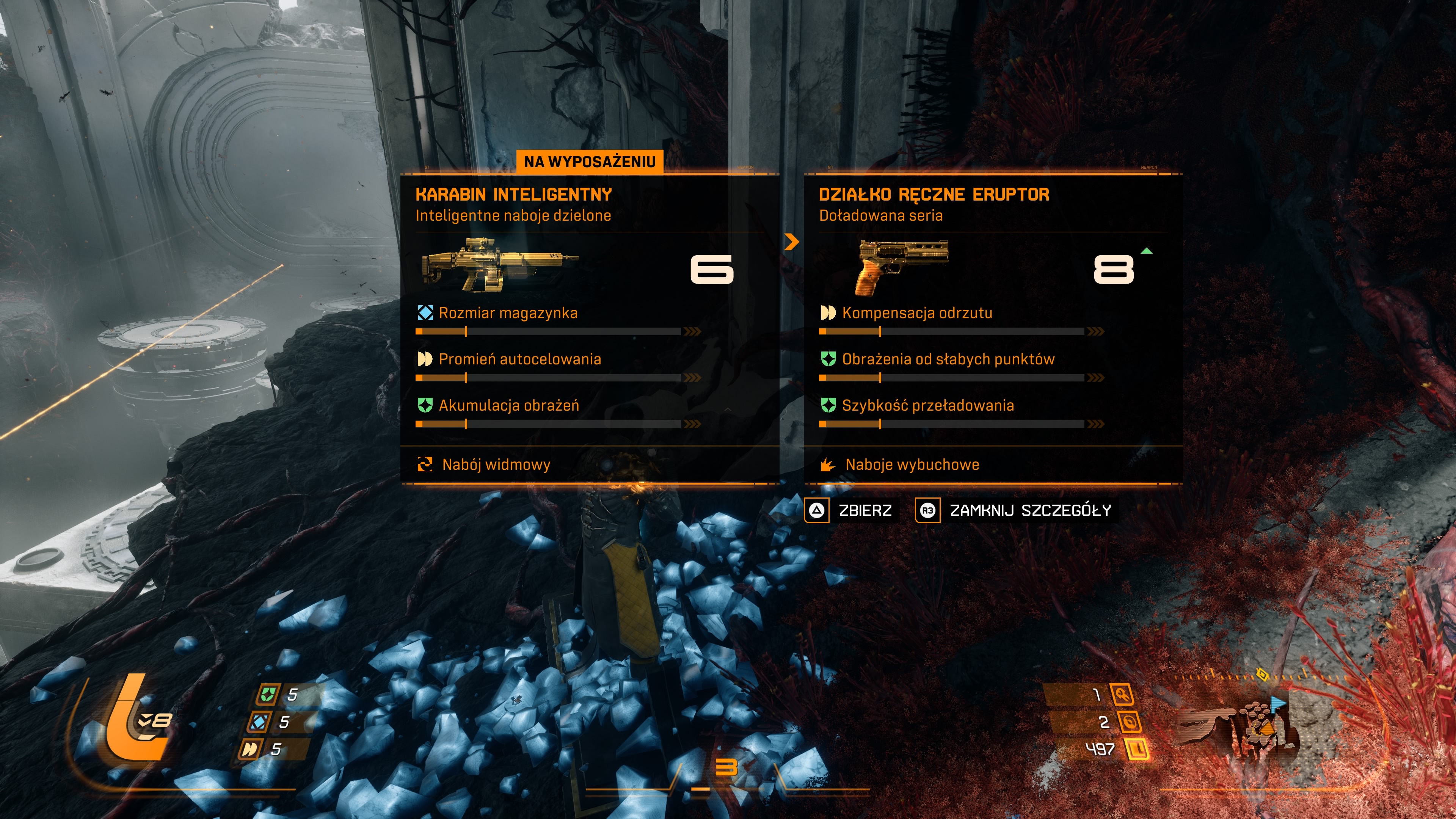 Saros - Działko ręczne Rykoszet, Strzelec, Eruptor: które najlepszy?