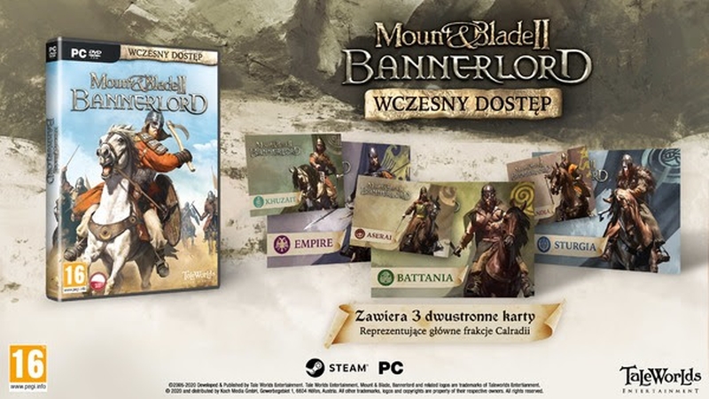 Mount &amp; Blade 2: Bannerlord wkrótce trafi do pudełek. Gra otrzyma lokalizację