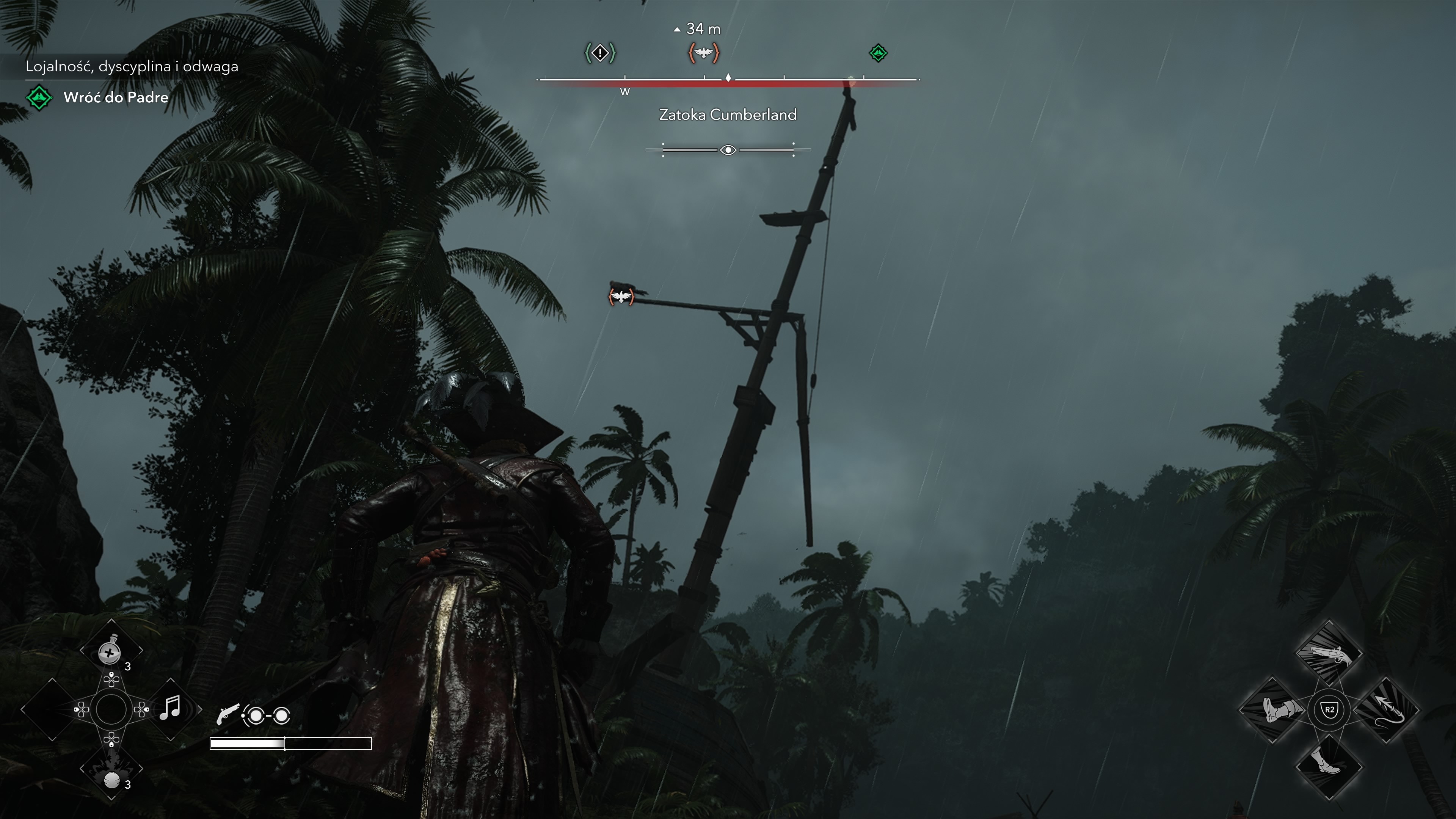 Assassin's Creed Black Flag Resynced - Wieże synchronizacyjne, punkty widokowe na Zatoka Cumberland
