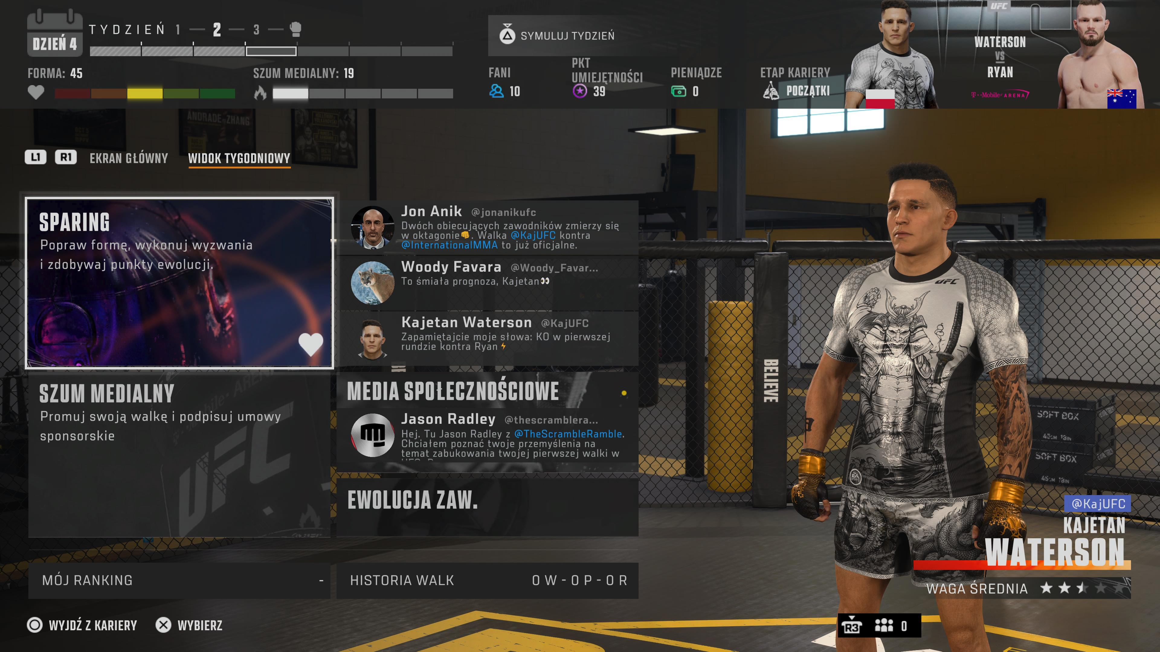 EA Sports UFC 6 - recenzja gry. Początek kariery