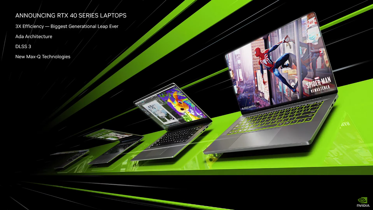 Laptopy RTX 40