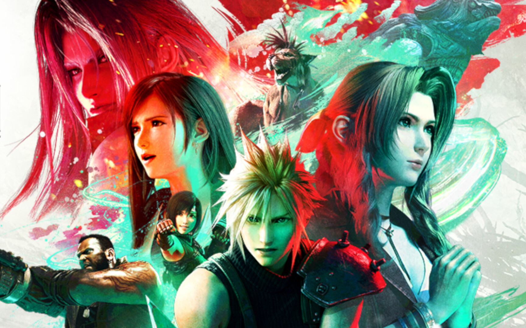 Final Fantasy VII Rebirth new key art 2025