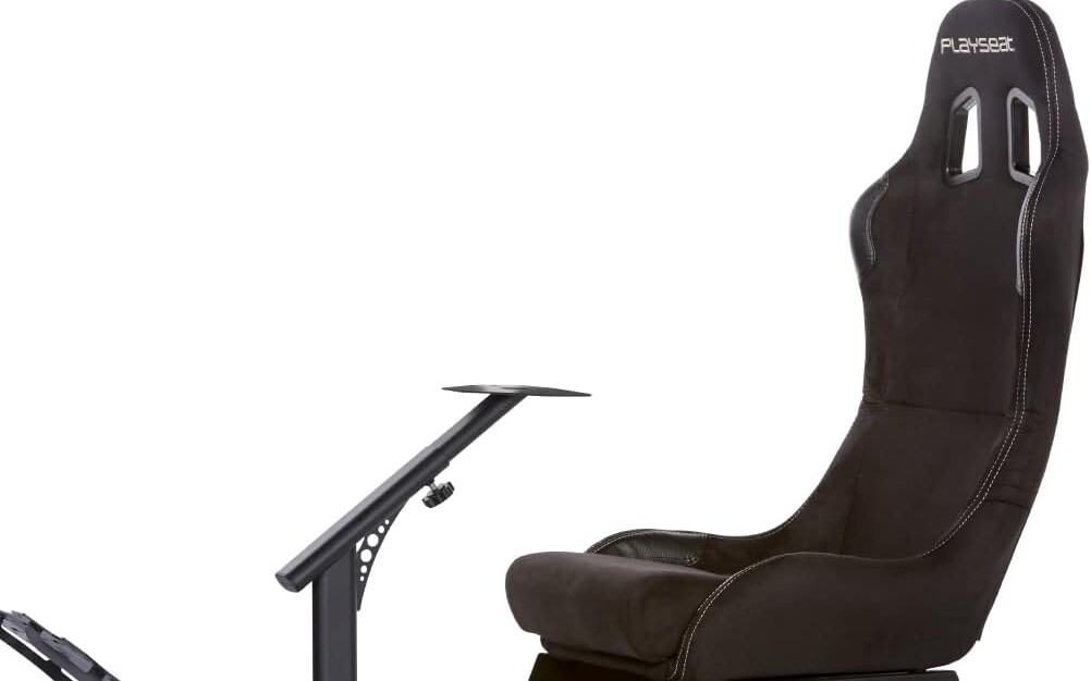 Niezwykle wygodny fotel gamingowy Playseat Evolution pod kierownice z alcantary za 1107 zł