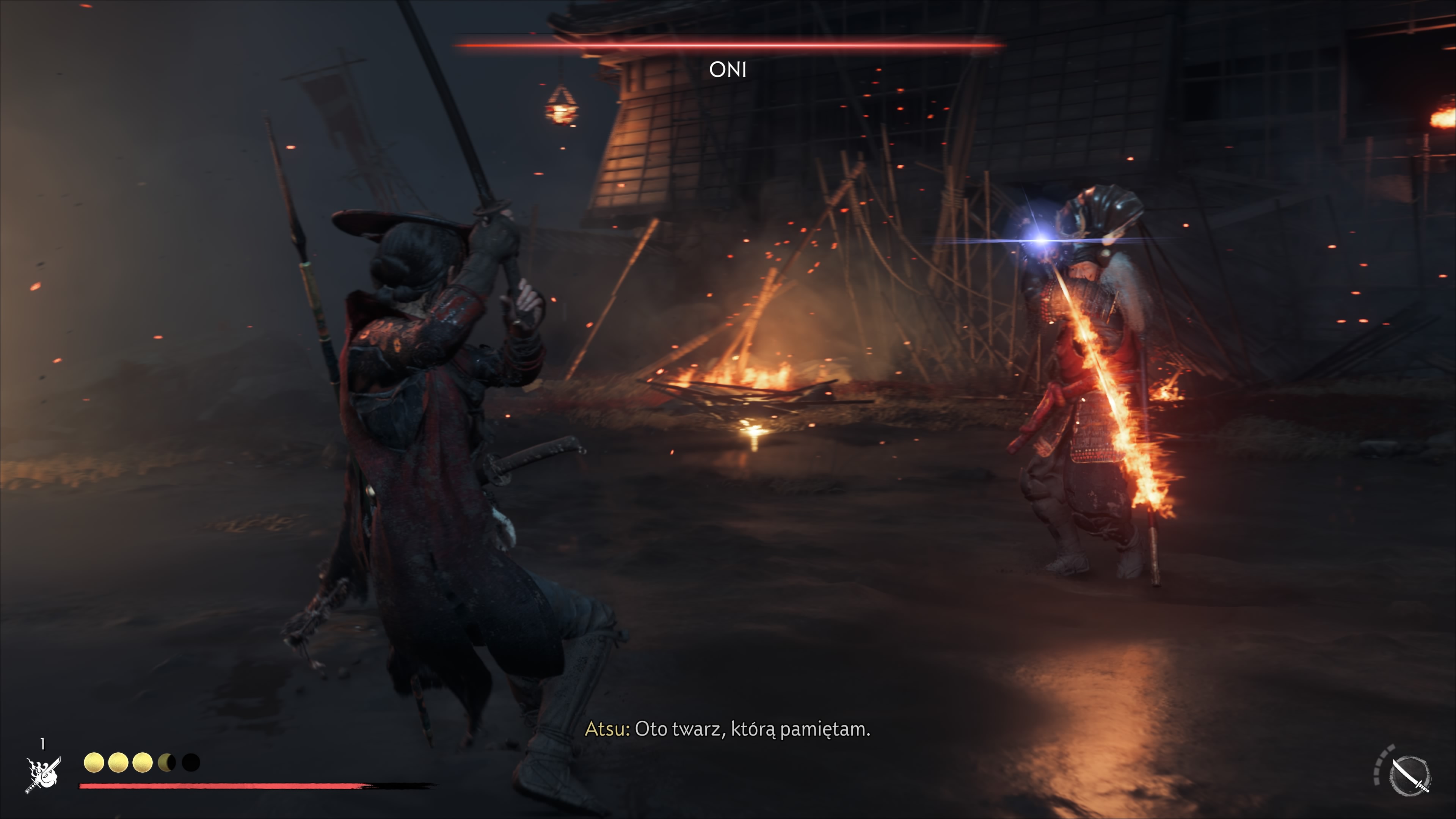Ghost of Yotei - Opowieść o Oni: Wybrzeże, kopalnia, zamek Ishikari, walka z bossem Oni