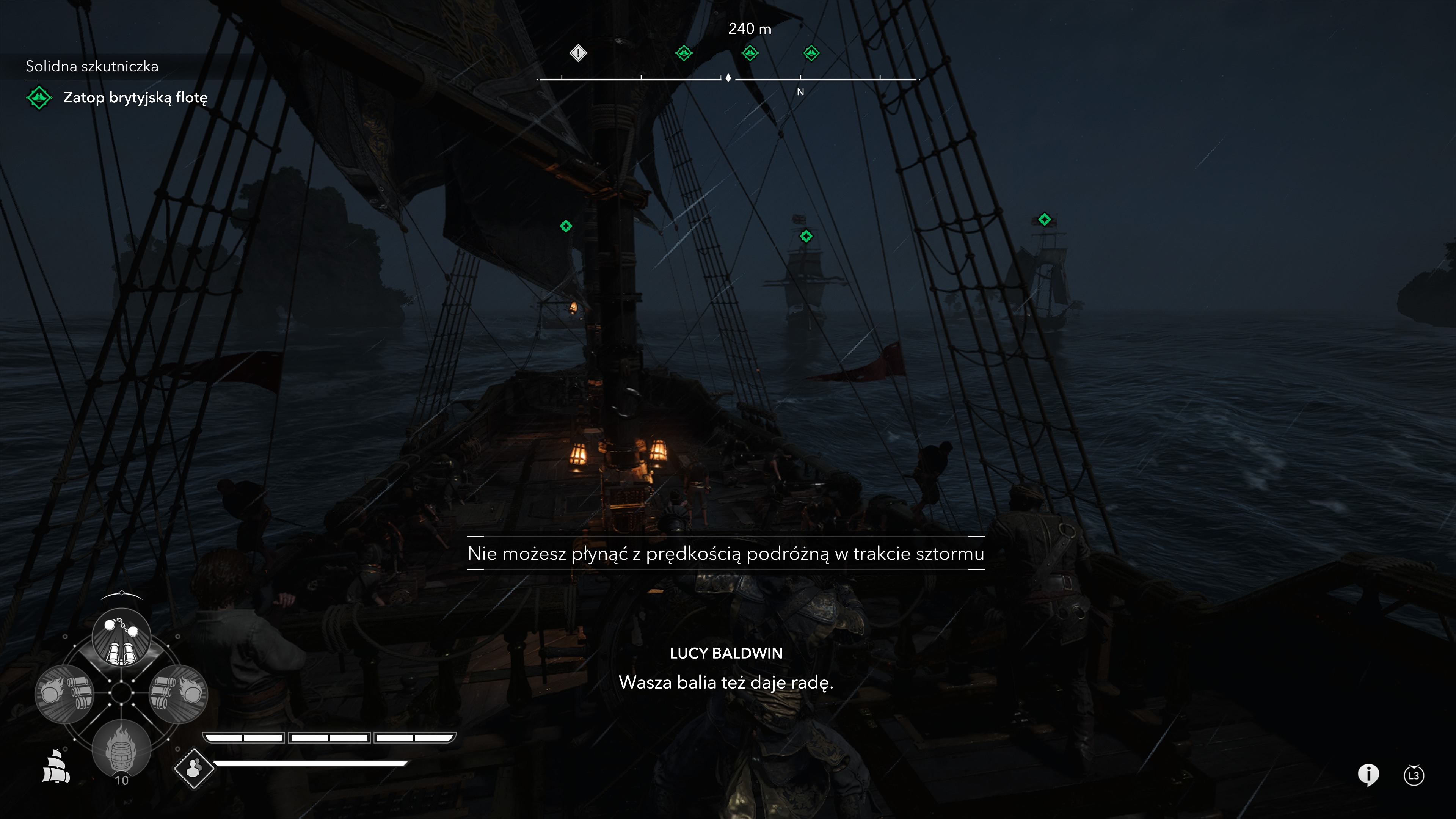 Assassin's Creed Black Flag Resynced - Solidna szkutniczka: oficer Lucy Baldwin