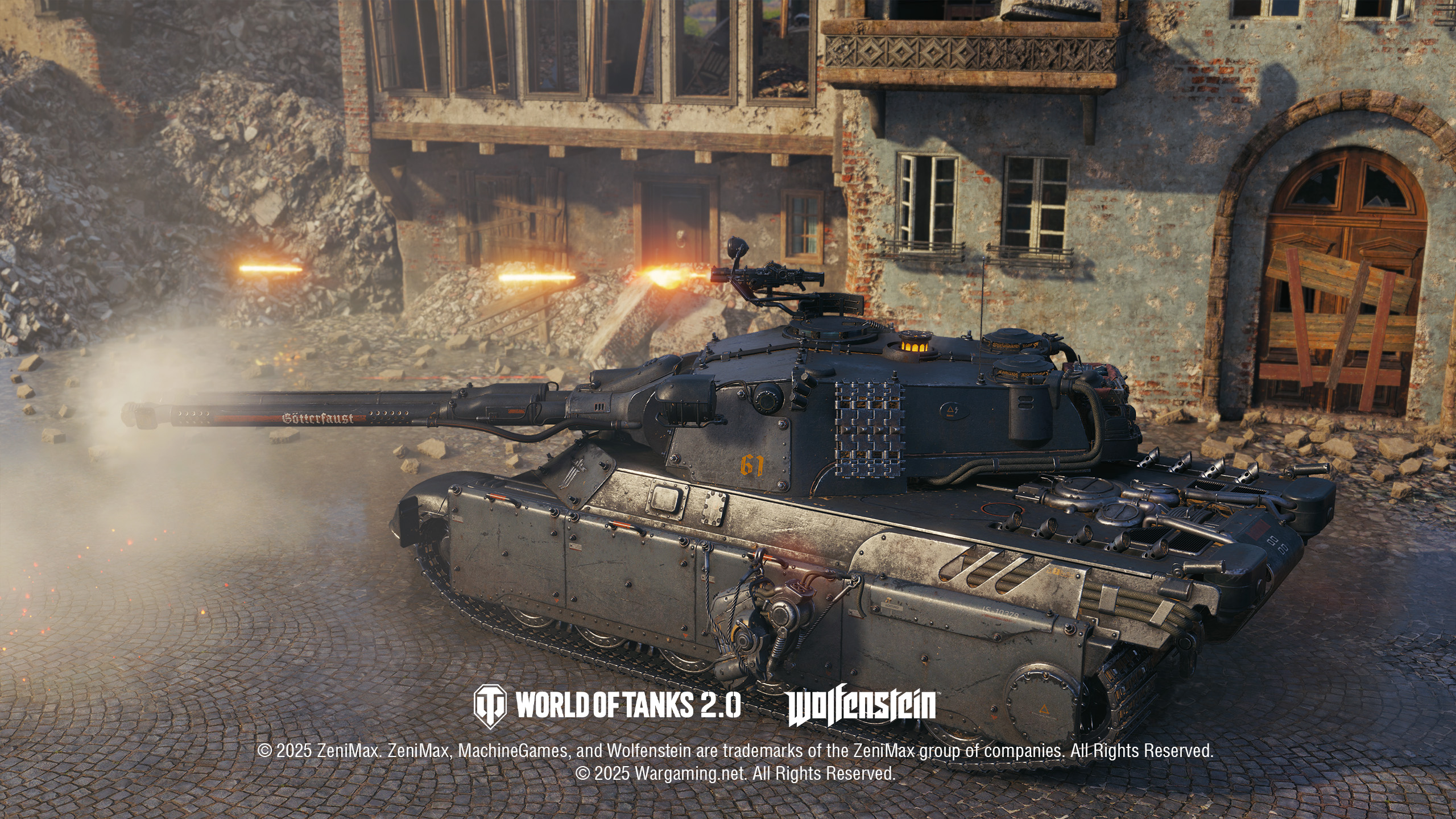 World of Tanks x Wolfenstein crossover - czołg Zwilling #3