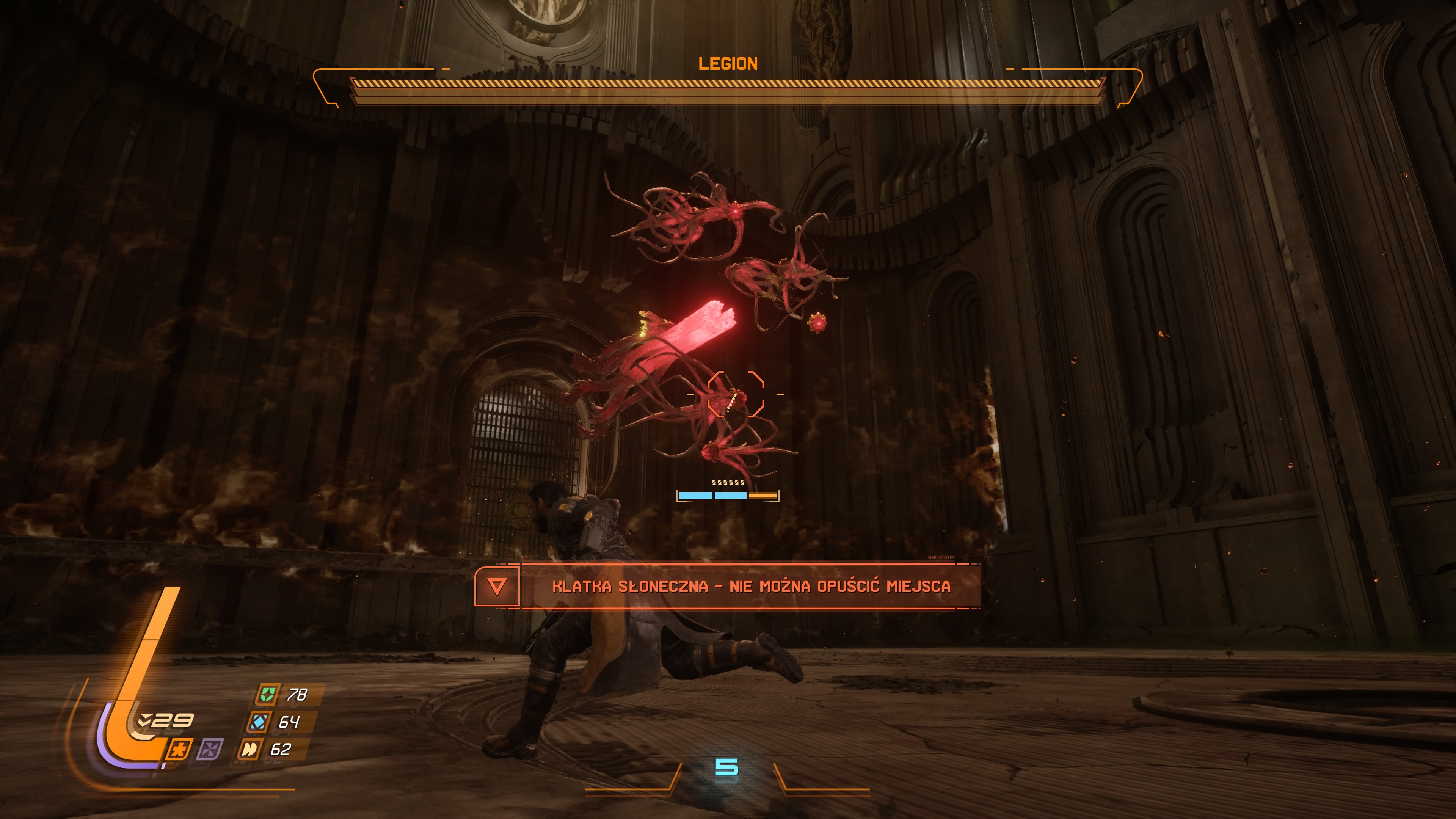 Saros - Legion: Boss, jak pokonać wroga, taktyka, najlepsza broń na władcę