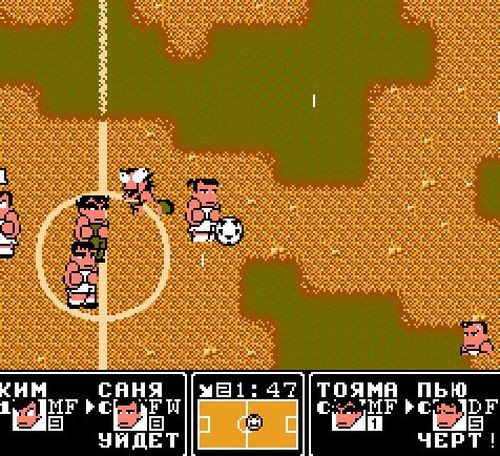 Kunio Kun no Nekketsu Soccer League (Goal 3)