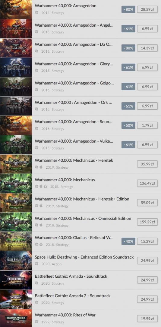 Warhammer 40,000: Rites of War za darmo. Sprawdźcie promocję na serię Warhammer