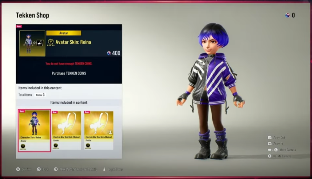 Tekken 8 Reina Avatar