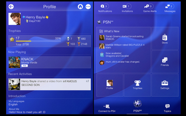 Szczegóły aplikacji PlayStation