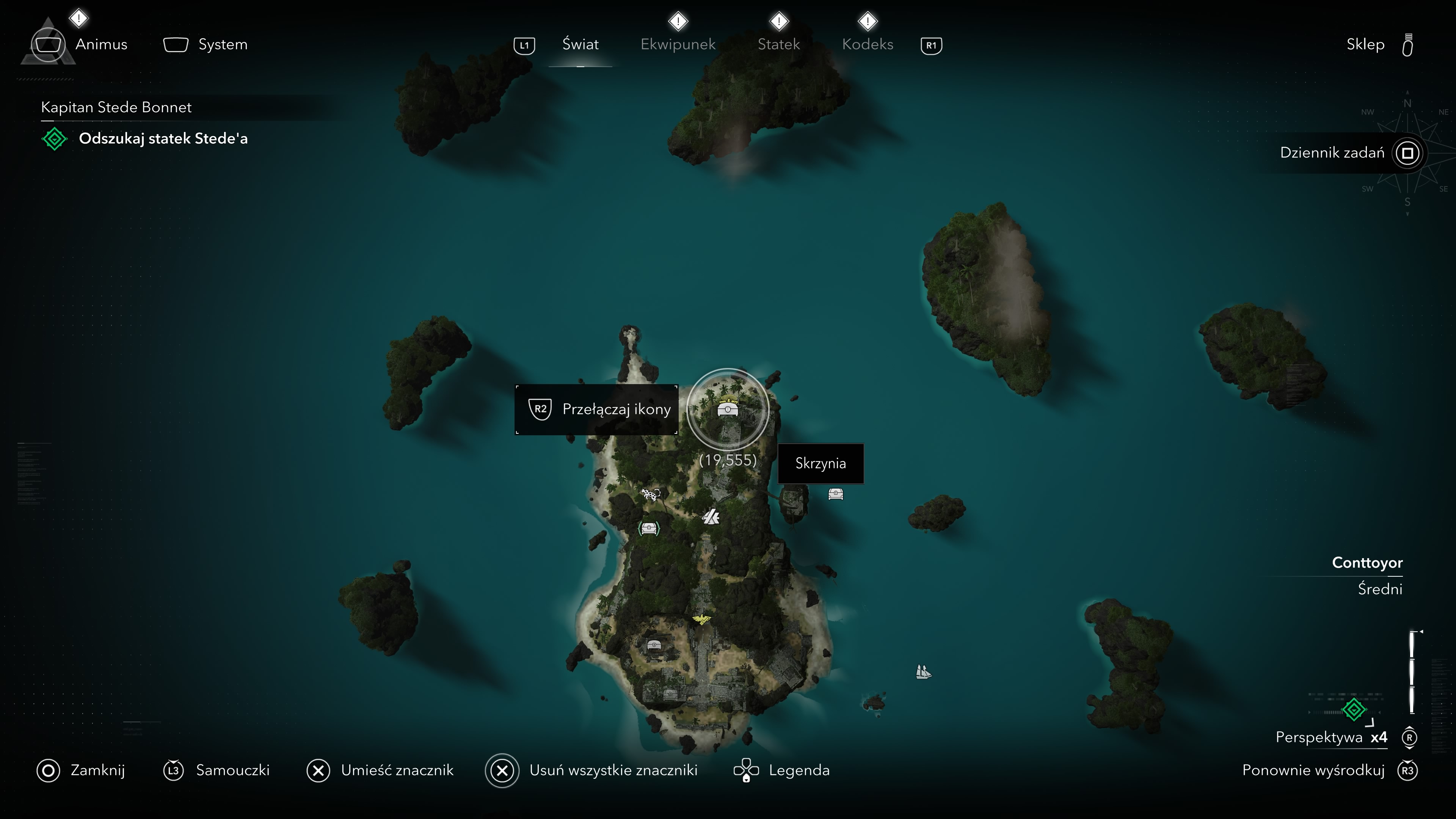 Assassin's Creed Black Flag Resynced - Skrzynie w Wyspa Ofiarna