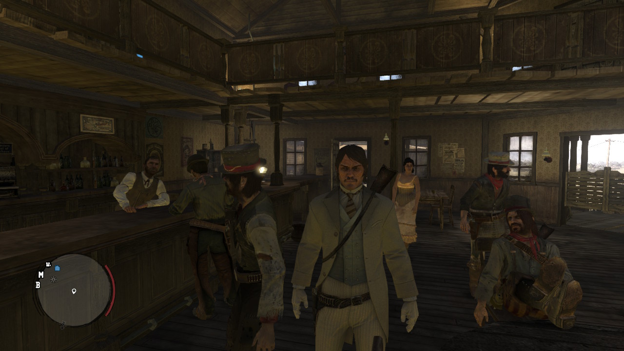 Red Dead Redemption - recenzja gry [Switch] - w barze