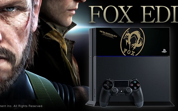 Nowy pakiet PlayStation 4 - konsola z emblematem FOX i MGSV: Ground Zeroes