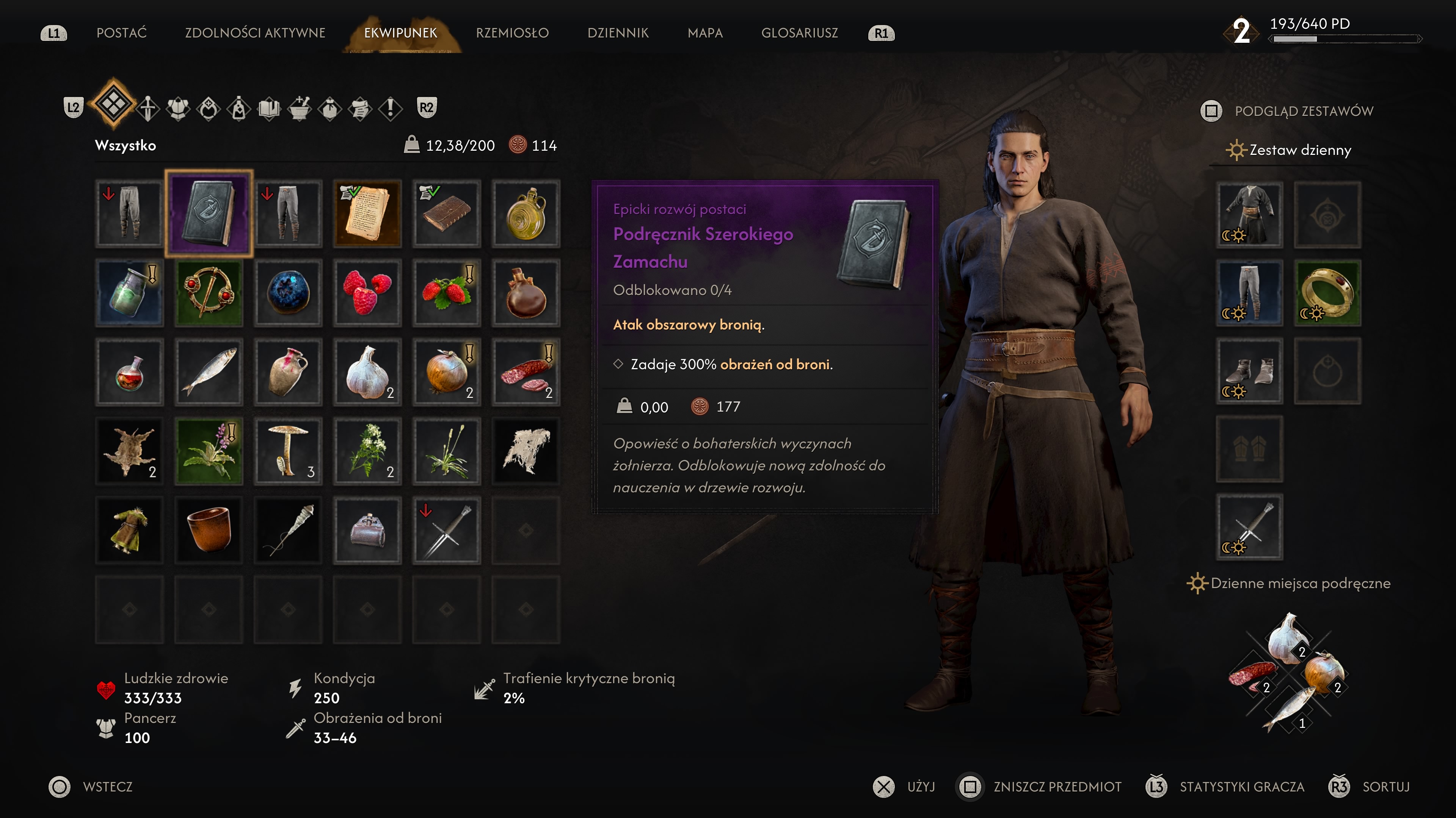 The Blood of Dawnwalker - Rozwój postaci, talenty, zdolności, punkty umiejętności i podział