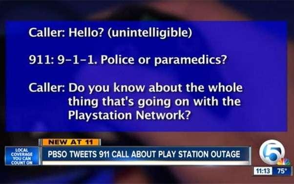 Halo? Policja? PlayStation Network nie działa!