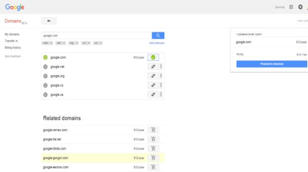 Domena Google.com należała przez chwilę do byłego pracownika firmy