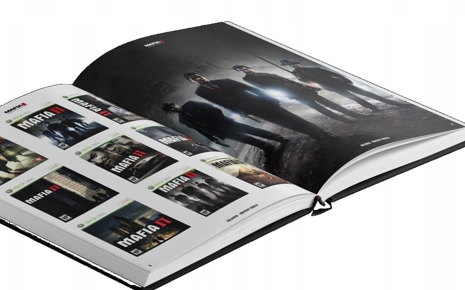 Oficjalny artbook do Mafia Trilogy (The Art of Mafia Trilogy) z 240 stronami i wagą 1,5 kg za 59,99 zł