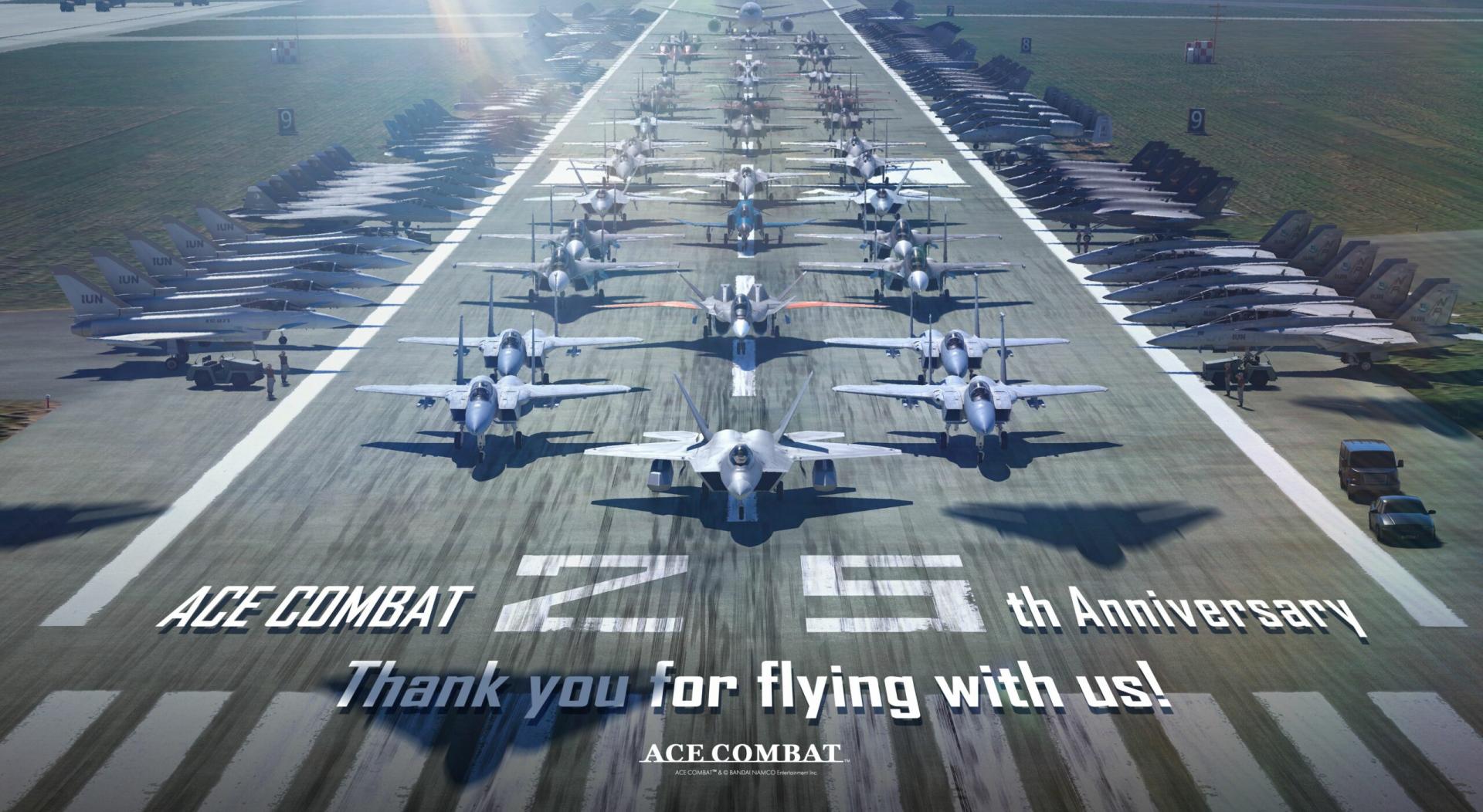 Ace Combat obchodzi 25 urodziny. Bandai Namco chwali się sprzedażą Ace Combat 7