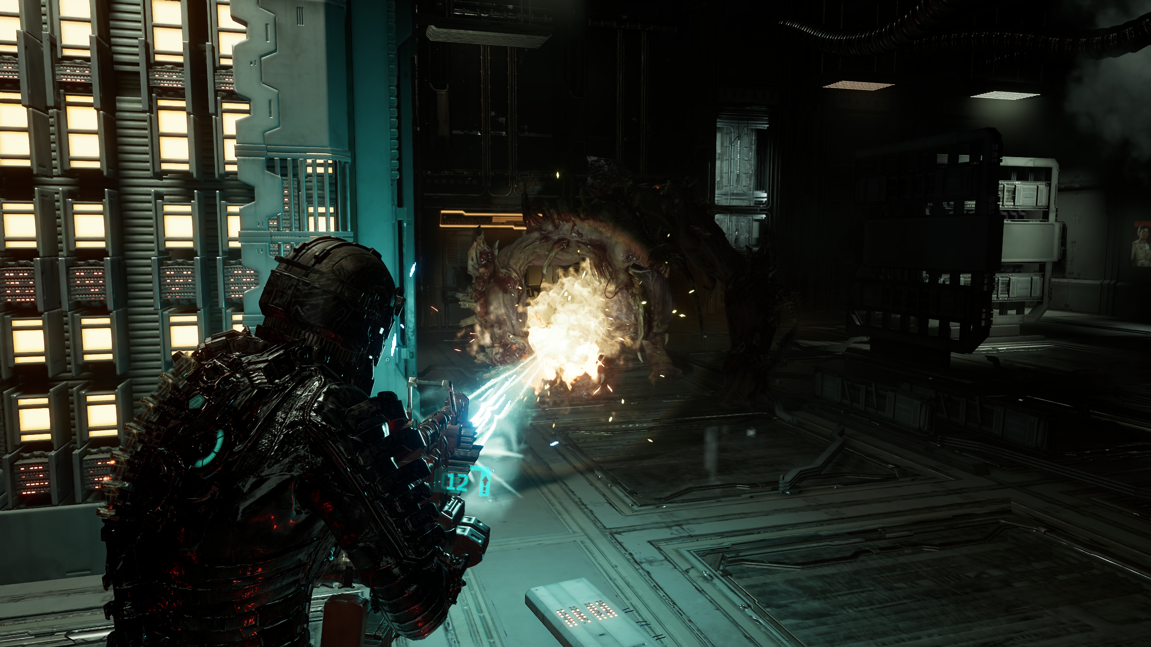 Dead Space Remake - Ogrom zniszczeń (rozdział 4): Układy elektryczne, talerz komunikacyjny, drugi Brute