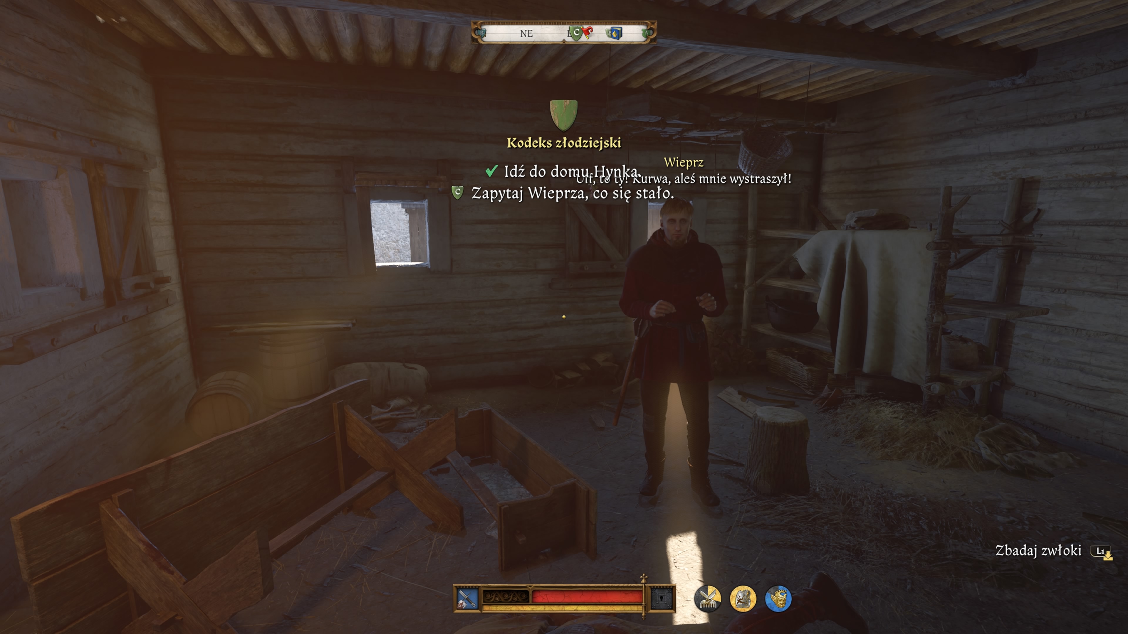 Kingdom Come Deliverance 2 - Kodeks złodziejski: Hynek, znaki, Wieprz, Czeniek, zagadka, fontanna, sklep