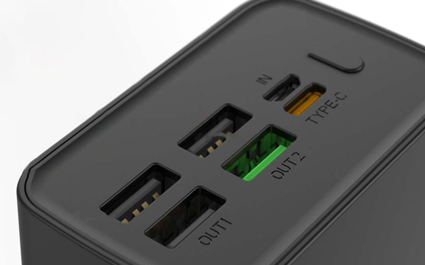 Powerbank z 5 portami i 30 000 mAh przy 22,5W oraz PD i QC za 51,99 zł