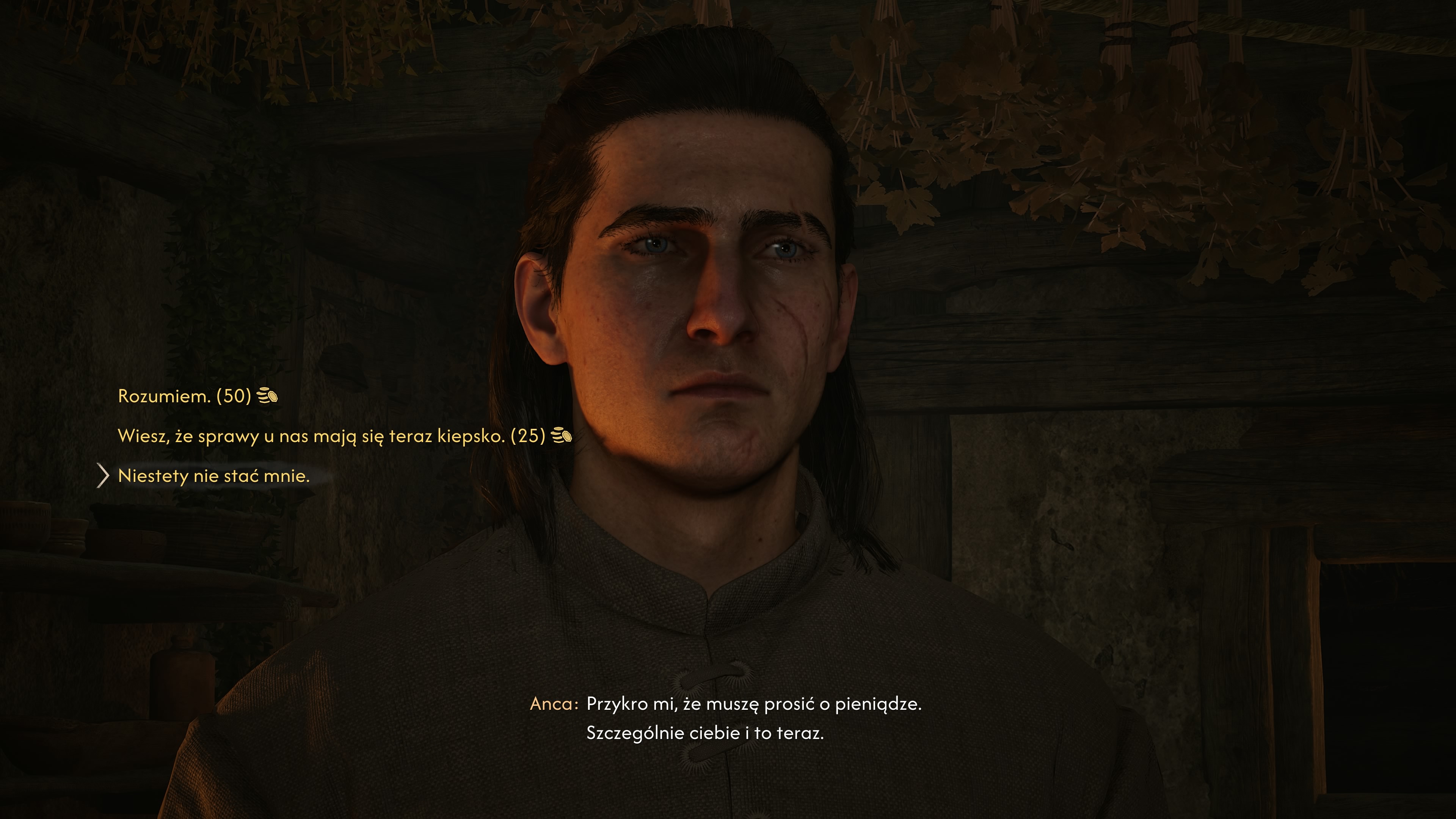 The Blood of Dawnwalker - Słabnące zdrowie: drewno, Esma, zioła od Anci, przepis na maść, woda