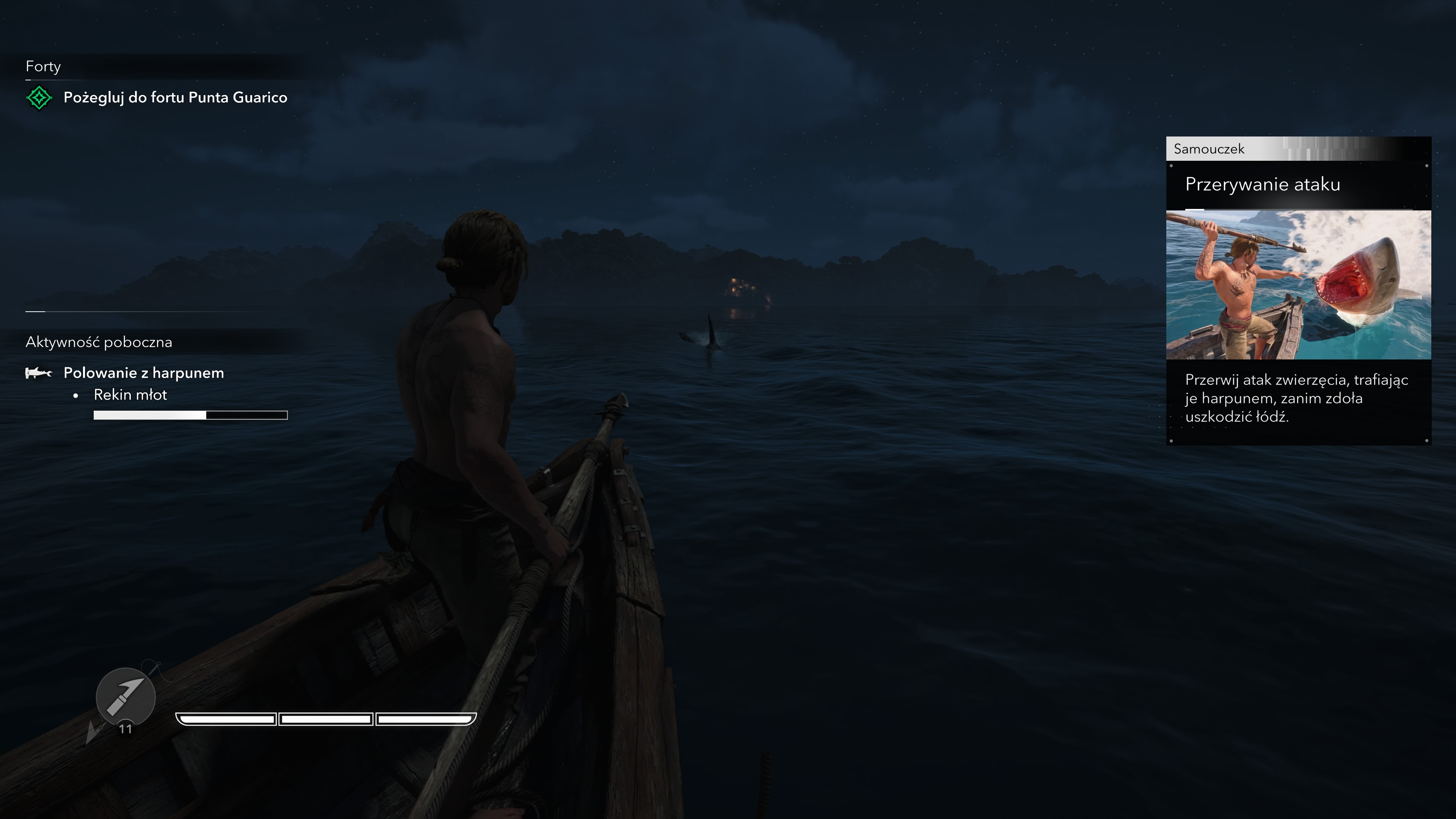 Assassin's Creed Black Flag Resynced - Polowanie z harpunem na zwierzęta morskie: rekiny