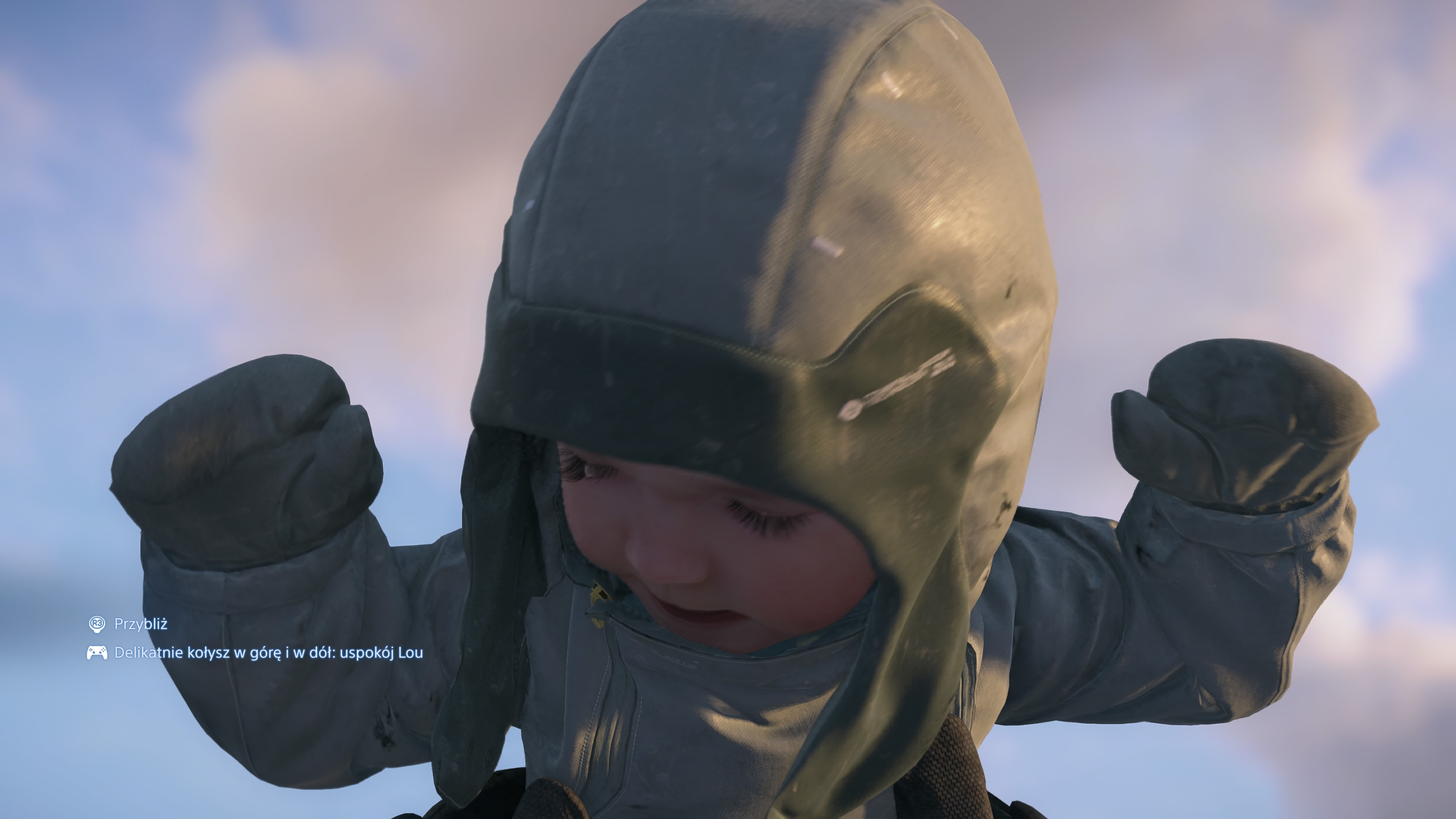 Death Stranding 2 - Krzyk dziecka, uspokajanie Lou, jak to zrobić?
