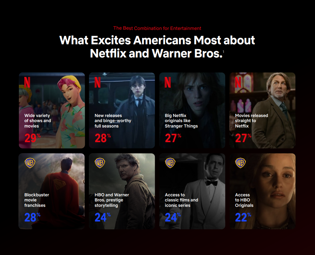 Netflix ankieta WB - na co liczą Amerykanie