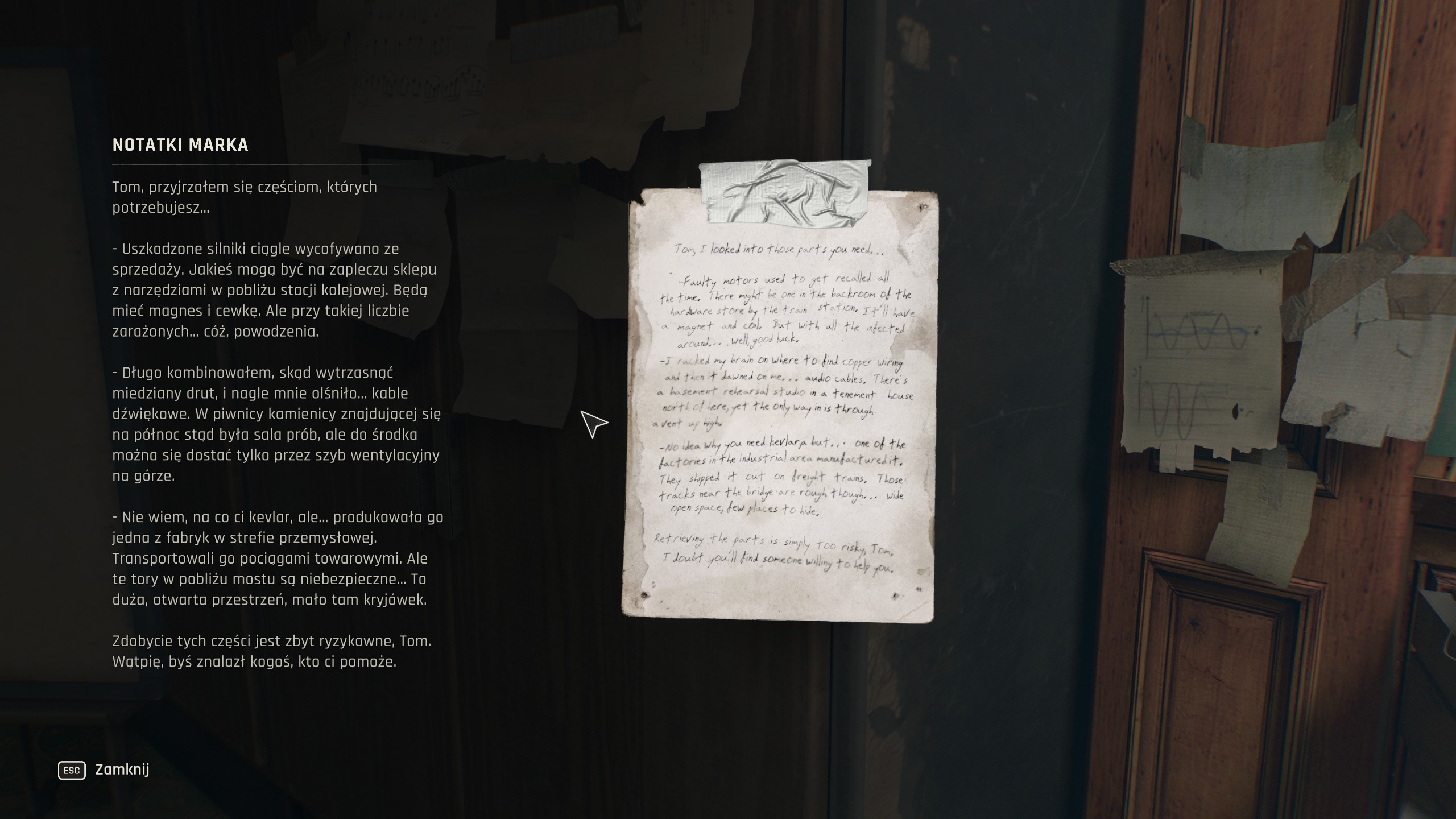 Dying Light The Beast - Martwy rytm: Tom, silniki, miedziany drut, kevlar