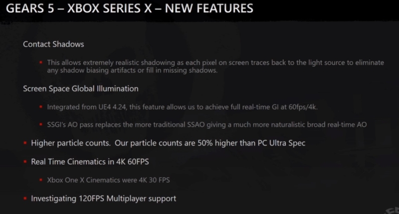 Gears 5 może zadziałać nawet w 120 fps na Xbox Series X. Wiele nowości i lepsza jakość w porównaniu z PC
