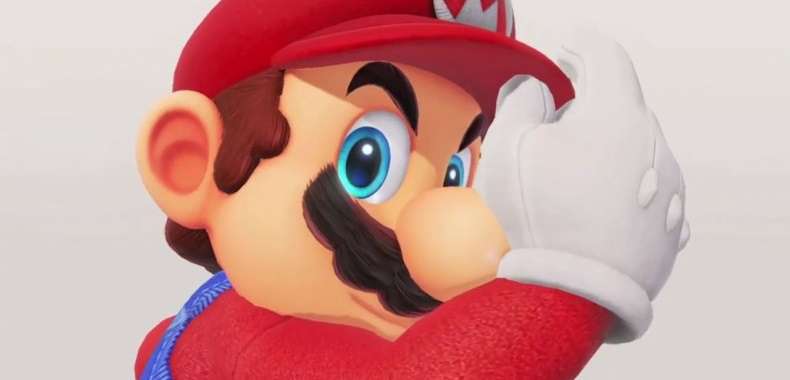 Super Mario Odyssey. Gameplay przedstawia przechadzkę po Leśnym Królestwie