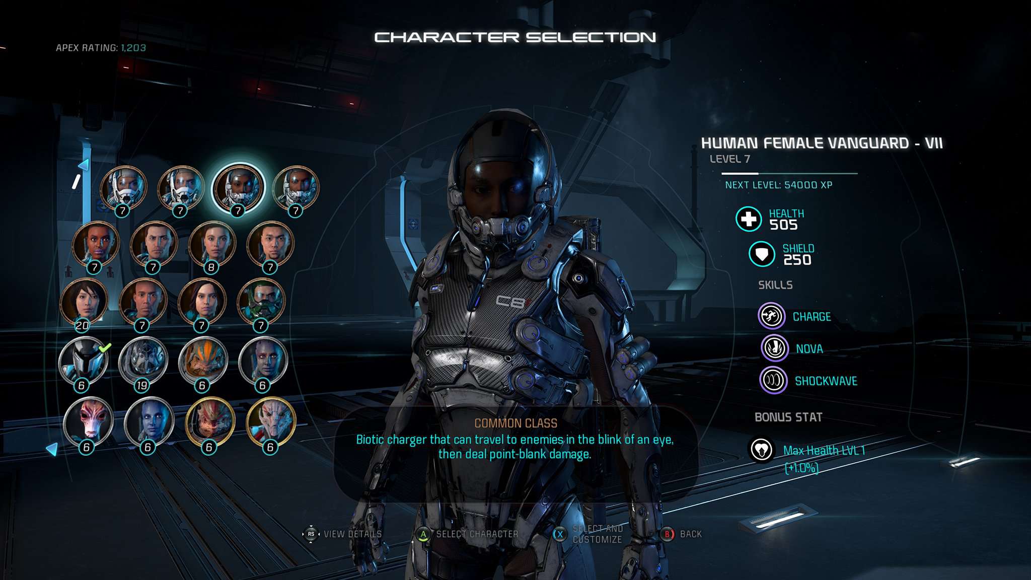 Mass Effect: Andromeda. Wybór i kolorowanie postaci w multi na screenach